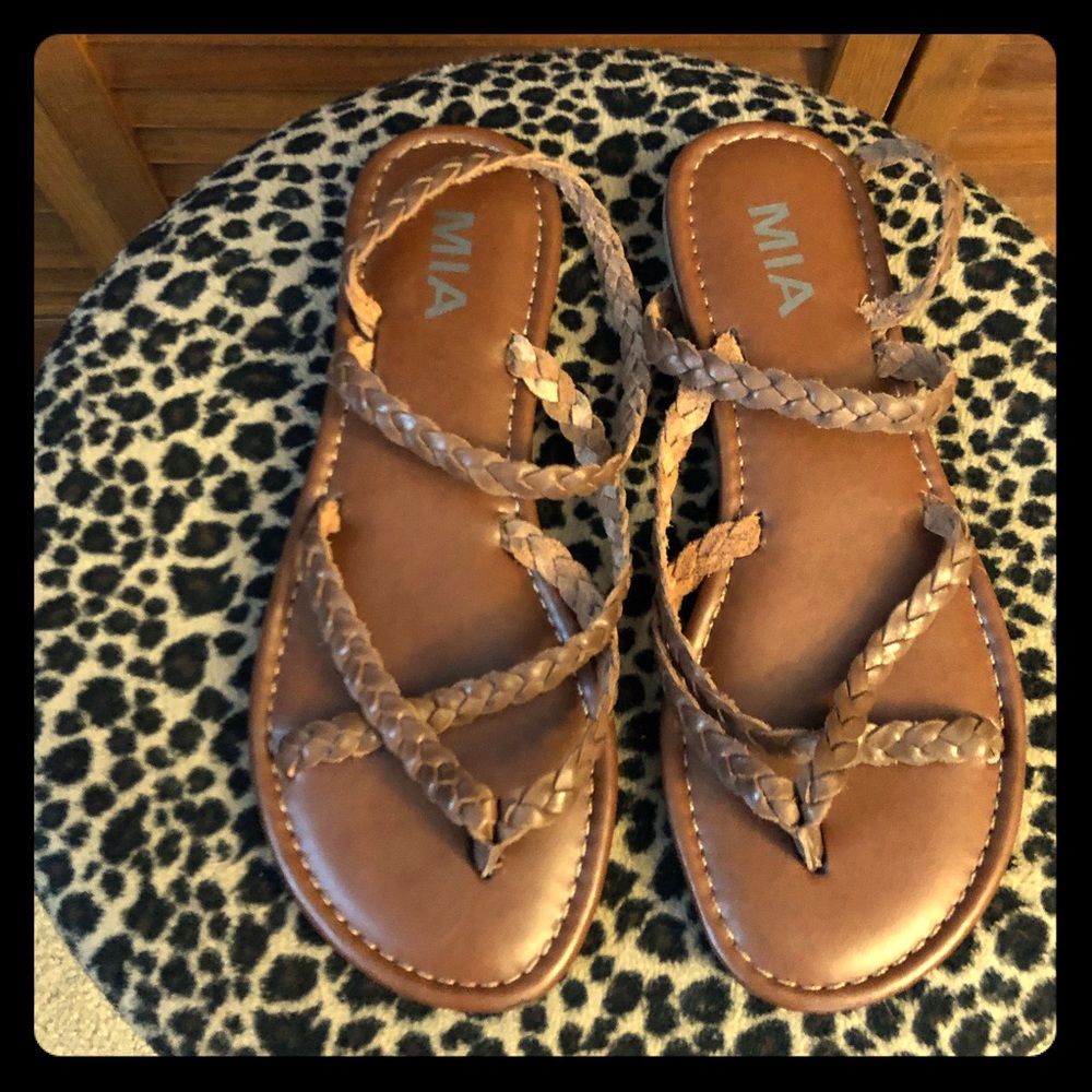 Braided sandals